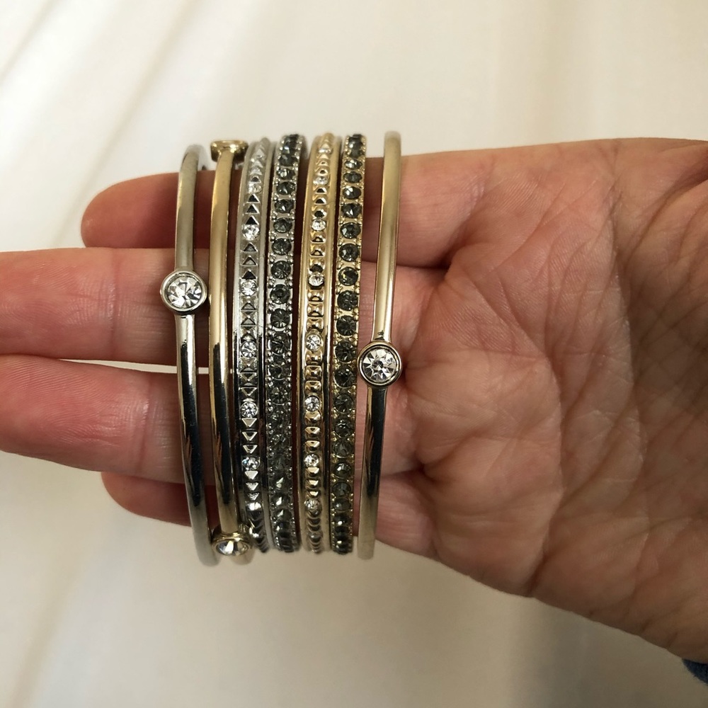 Set of bangle bracelets